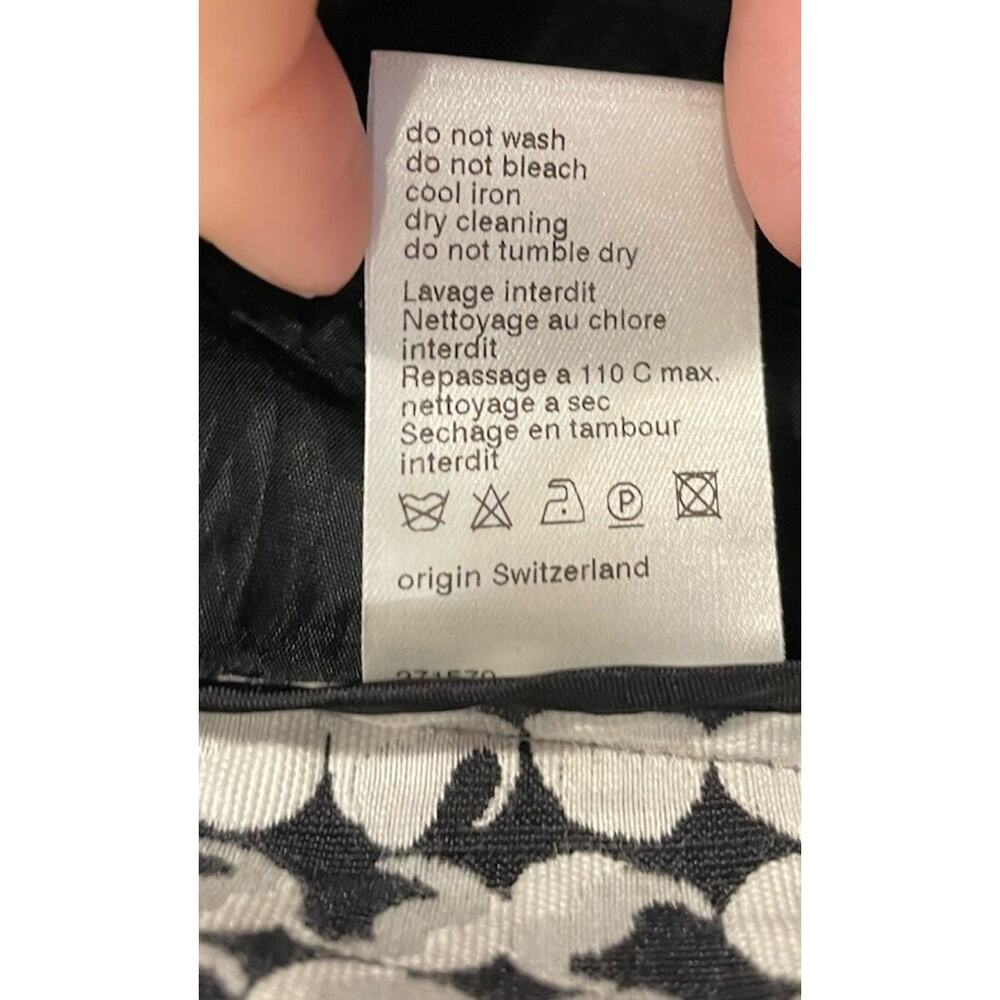 Akris Punto Textured Blazer Womens 6 Black & White Jacket Work Business, Cropped - Picture 8 of 12